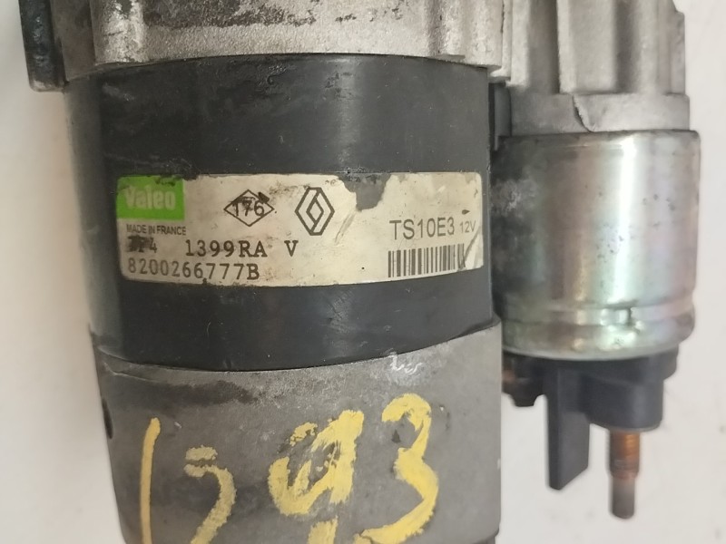 Recambio de motor arranque para renault scenic ii 1.6 16v referencia OEM IAM 8200266777B  