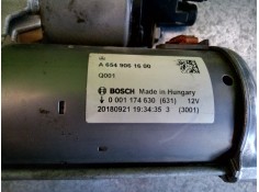 Recambio de motor arranque para mercedes-benz clase c (w205) lim. 1.6 cdi cat referencia OEM IAM A6549061600   2
