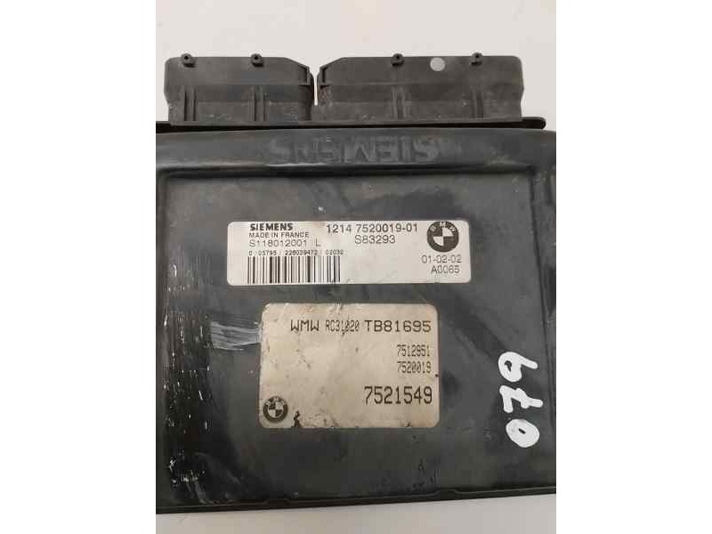 Recambio de centralita motor uce para mini mini (r50,r53) cooper referencia OEM IAM 1214752001901  