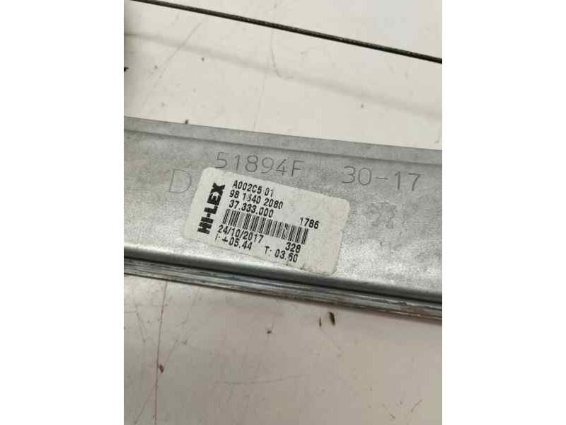 Recambio de elevalunas delantero derecho para peugeot 208 allure referencia OEM IAM 9816402080  