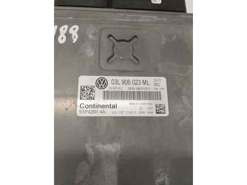 Recambio de centralita motor uce para volkswagen golf vi (5k1) 1.6 tdi dpf referencia OEM IAM 03L906023ML  
							