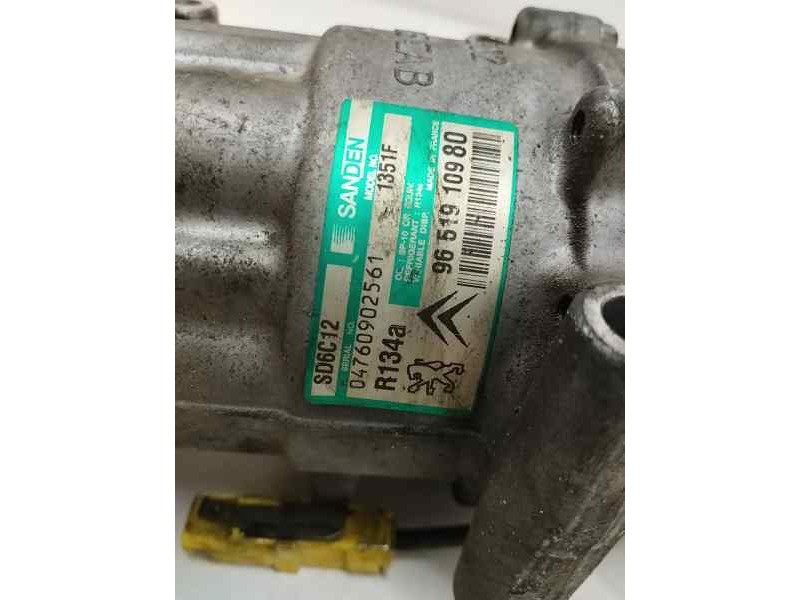 Recambio de compresor aire acondicionado para citroën c4 coupe 1.6 16v hdi referencia OEM IAM 9651910980  