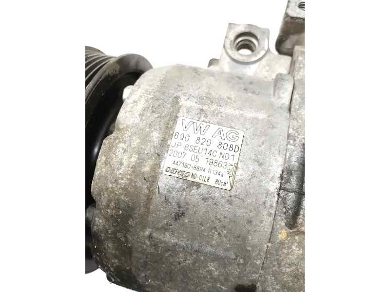 Recambio de compresor aire acondicionado para skoda fabia (5j2 ) 1.4 tdi referencia OEM IAM 6Q0820808D  