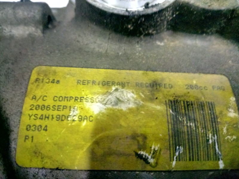 Recambio de compresor aire acondicionado para ford fiesta (cbk) 1.4 16v cat referencia OEM IAM YS4H19D629AC  
							