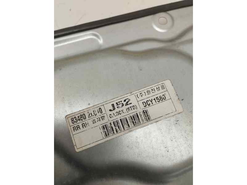 Recambio de elevalunas trasero derecho para hyundai i30 1.4 cat referencia OEM IAM 834802L010  