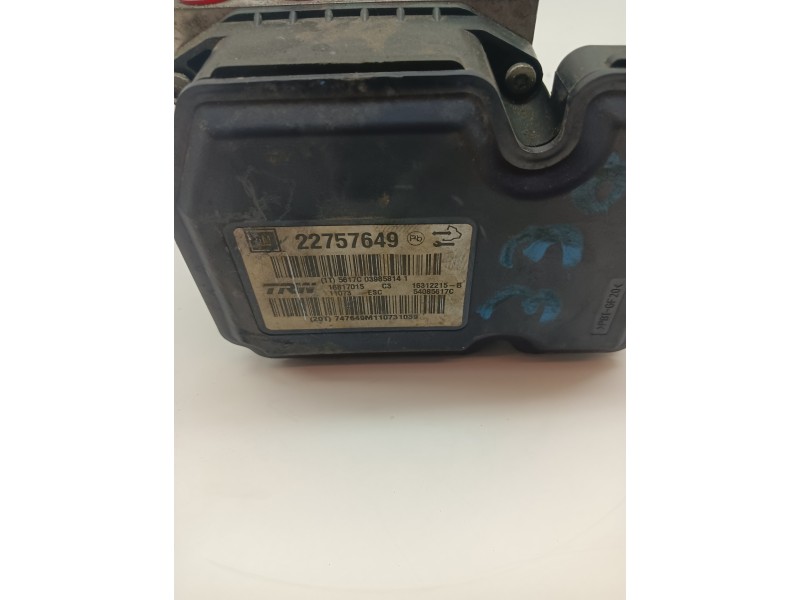 Recambio de abs para opel insignia berlina 2.0 cdti cat referencia OEM IAM 22757649  