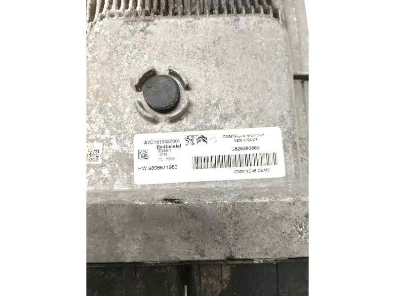 Recambio de centralita motor uce para citroën c4 picasso feel referencia OEM IAM 9826380880  