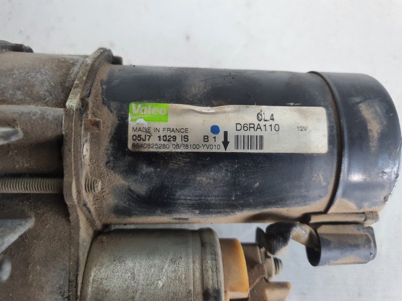 Recambio de motor arranque para citroën berlingo 1.6 16v hdi referencia OEM IAM 9640825280  