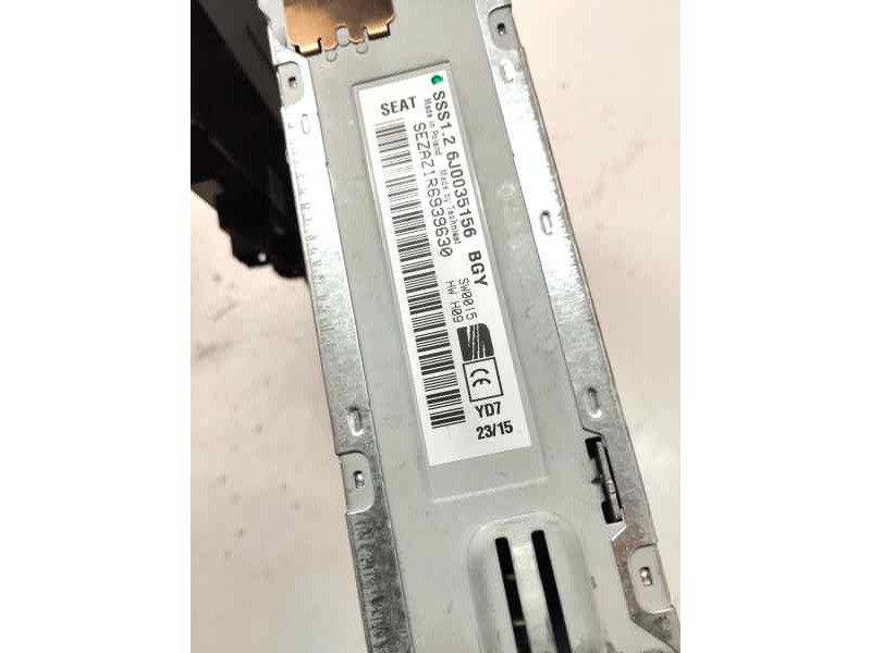 Recambio de sistema audio / radio cd para seat ibiza (6j5) 1.6 tdi referencia OEM IAM 6J0035156  