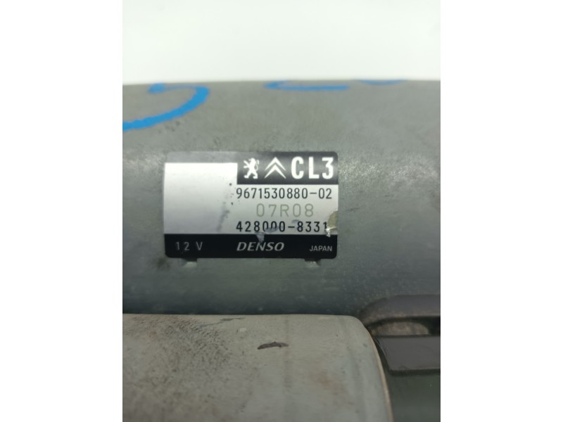Recambio de motor arranque para peugeot 208 1.2 12v vti referencia OEM IAM 967153088002  