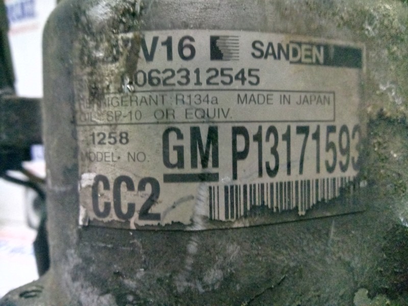 Recambio de compresor aire acondicionado para saab 9-5 berlina 1.9 tid cat referencia OEM IAM P13171593  
							