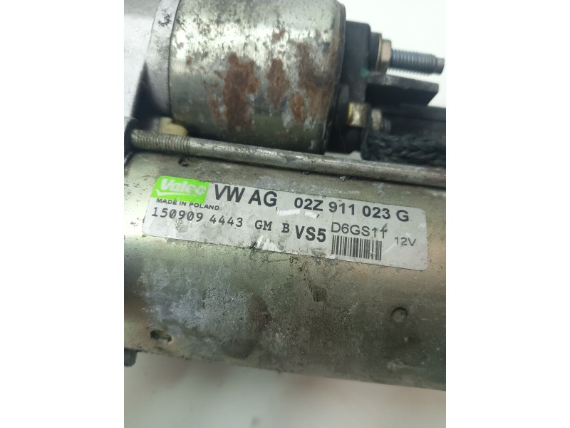 Recambio de motor arranque para volkswagen golf vi (5k1) 1.4 16v tsi referencia OEM IAM 02Z911023G  