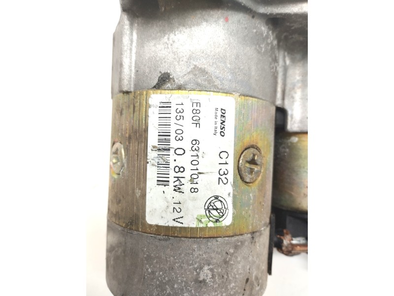 Recambio de motor arranque para fiat punto berlina (188) 1.2 8v active referencia OEM IAM 63101018  