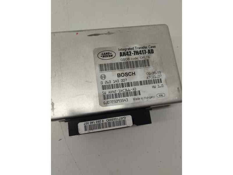 Recambio de centralita cambio automatico para land rover discovery 4 tdv6 hse referencia OEM IAM AH427H417AD  