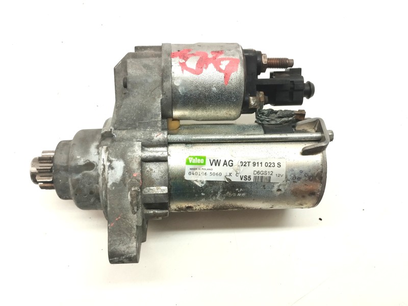 Recambio de motor arranque para volkswagen polo (6c1) advance bluemotion referencia OEM IAM 02T911023S  