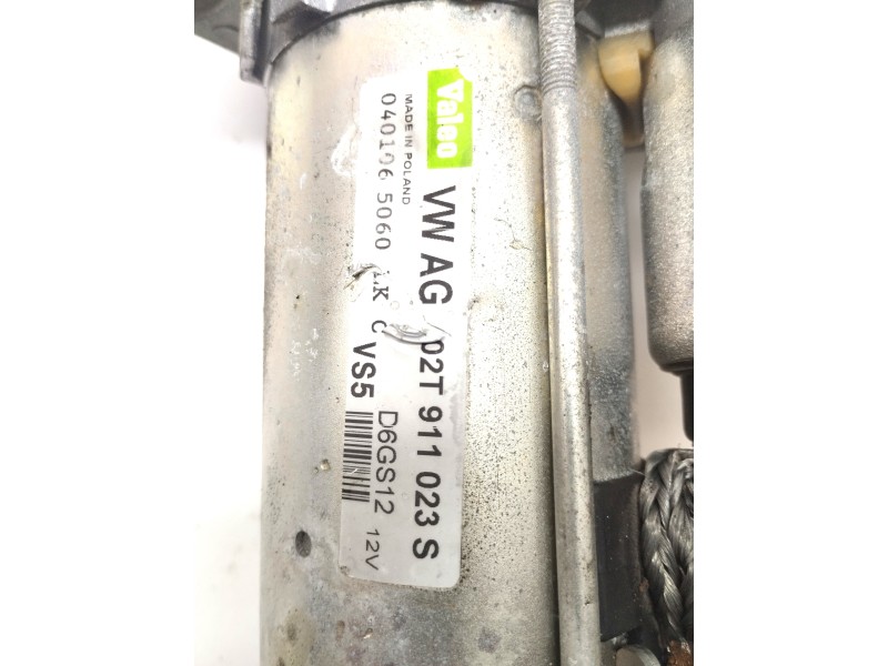 Recambio de motor arranque para volkswagen polo (6c1) advance bluemotion referencia OEM IAM 02T911023S  