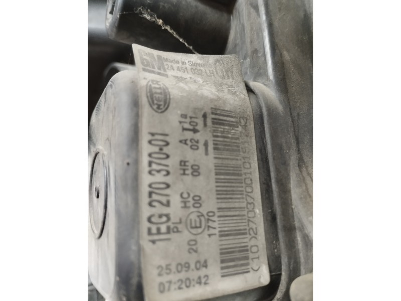 Recambio de faro izquierdo para opel astra h berlina 1.7 16v cdti referencia OEM IAM 1EG27037001  