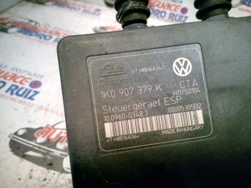 Recambio de abs para volkswagen golf v berlina (1k1) 1.9 tdi referencia OEM IAM 1K0907379K  