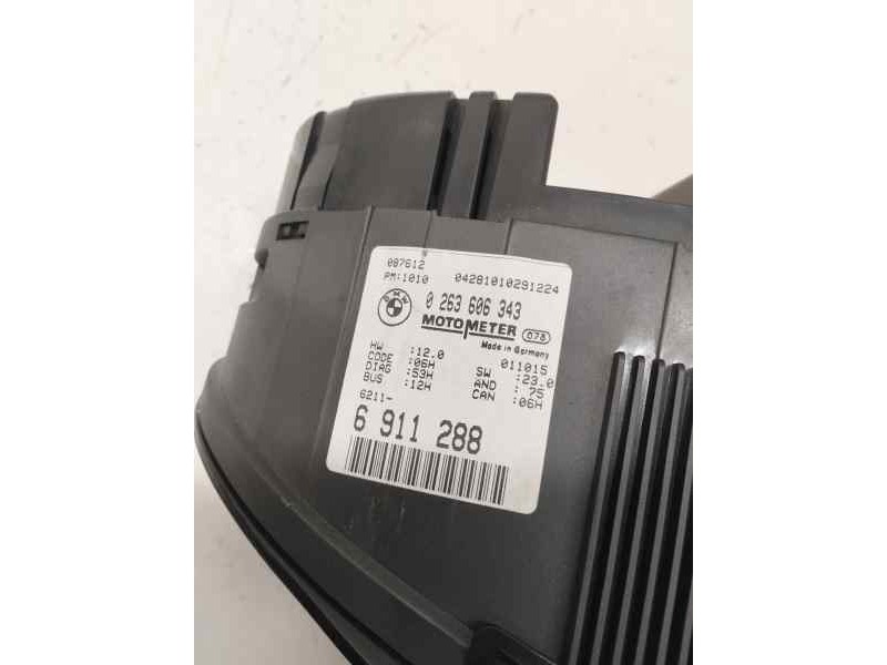 Recambio de cuadro instrumentos para bmw serie 3 berlina (e46) 320d 2.0d 150 cv referencia OEM IAM 0263606343  
							