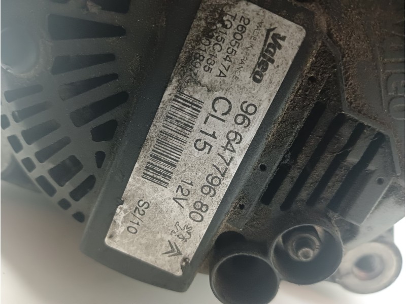 Recambio de alternador para peugeot 208 1.6 16v hdi fap referencia OEM IAM 9664779680  