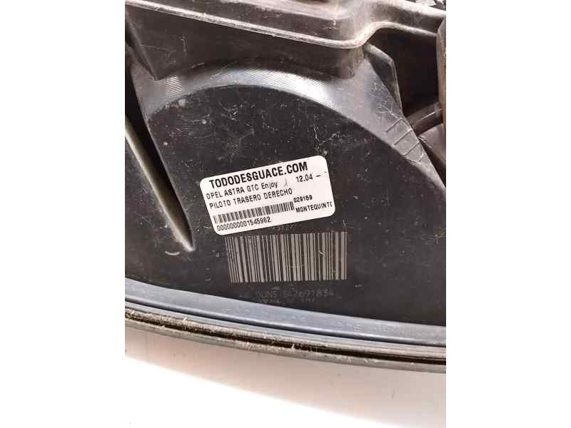 Recambio de piloto trasero derecho para opel astra gtc 1.7 cdti 100 cv referencia OEM IAM 342691834  
							