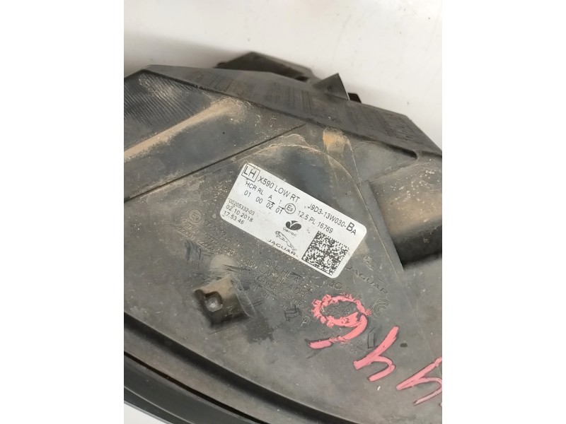 Recambio de faro izquierdo para jaguar i-pace se referencia OEM IAM J9D313W030  