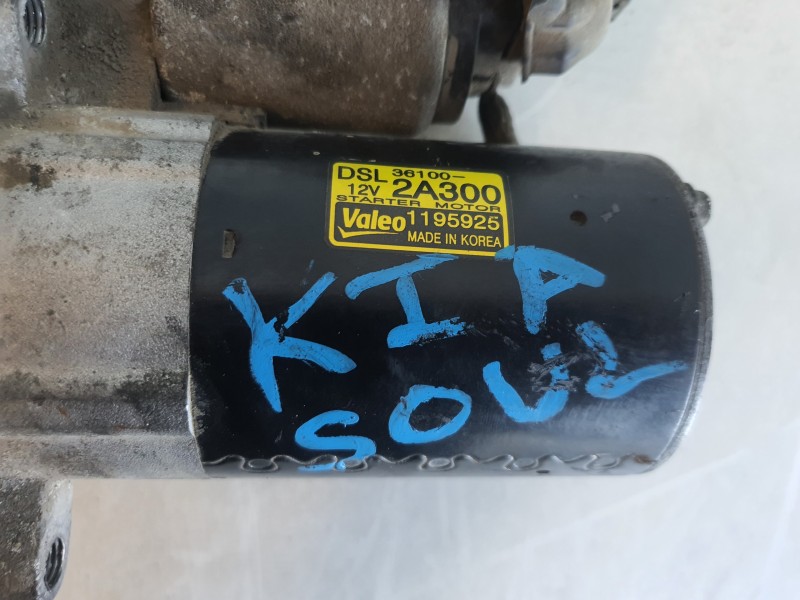 Recambio de motor arranque para kia soul 1.6 crdi cat referencia OEM IAM 361002A300  