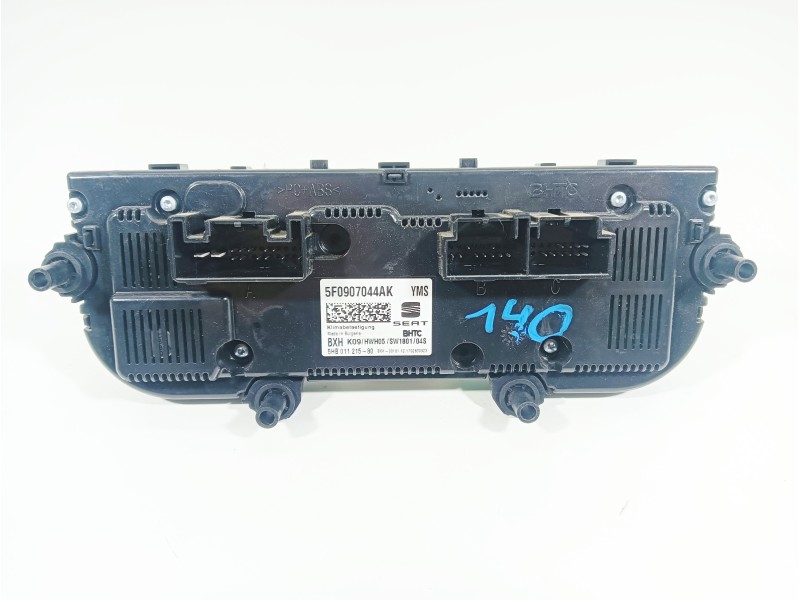Recambio de mando climatizador para seat leon (5f1) 1.2 tsi referencia OEM IAM 5F0907044AK  