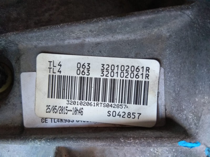 Recambio de caja cambios para renault megane iii berlina 5 p 1.5 dci diesel fap referencia OEM IAM TL4063  