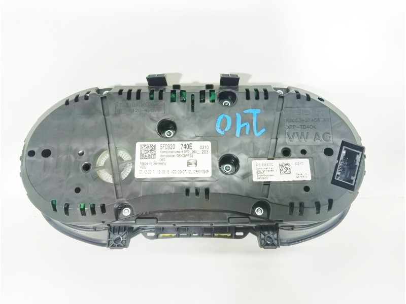 Recambio de cuadro instrumentos para seat leon (5f1) 1.2 tsi referencia OEM IAM 5F0920741E  