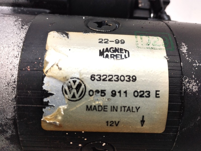 Recambio de motor arranque para seat arosa (6h1) select referencia OEM IAM 63223039  