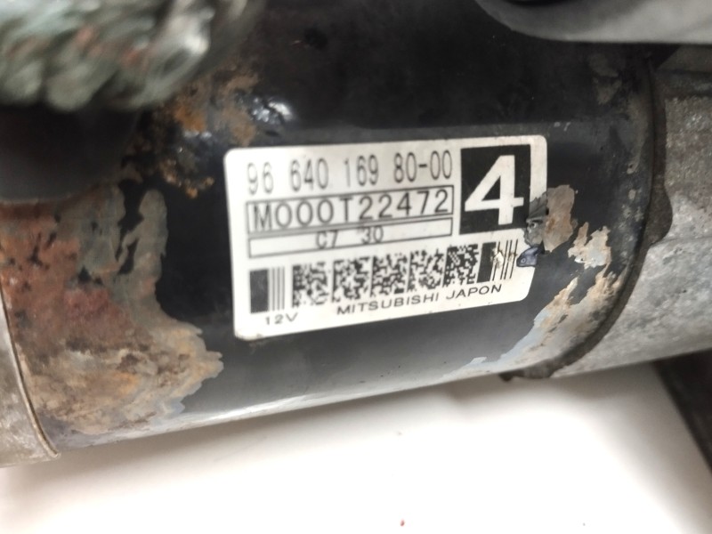 Recambio de motor arranque para citroën c4 coupe 1.6 16v hdi referencia OEM IAM 966401698000  