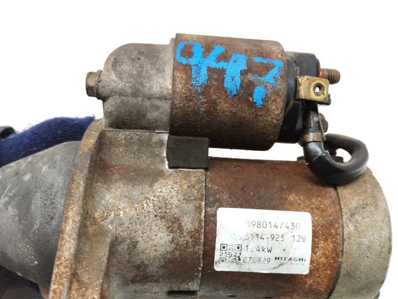 Recambio de motor arranque para opel astra h ber. 1.7 16v cdti referencia OEM IAM 8980147430  