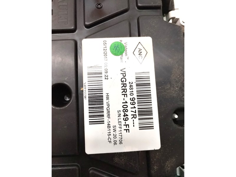 Recambio de cuadro instrumentos para renault clio iv grandtour business referencia OEM IAM 248109917R  