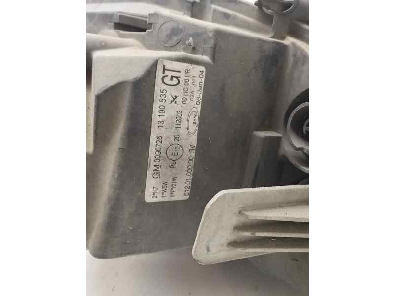 Recambio de faro izquierdo para opel corsa c 1.2 75 cv referencia OEM IAM 13100535  
							