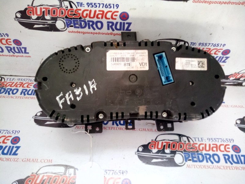 Recambio de cuadro instrumentos para skoda fabia (5j2 ) 1.2 referencia OEM IAM 5J0920811E  