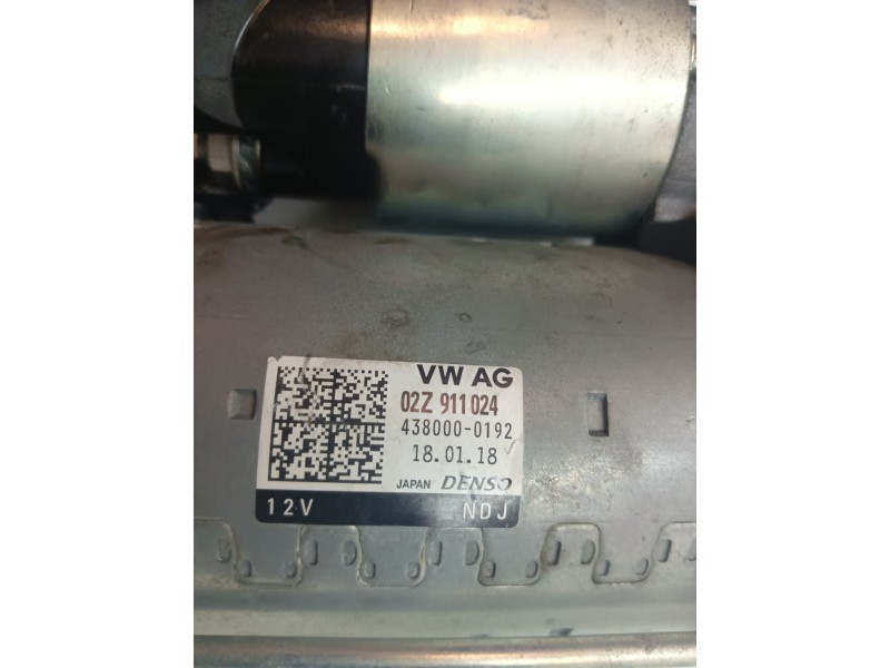 Recambio de motor arranque para seat leon (5f1) fr plus referencia OEM IAM 02Z911024  