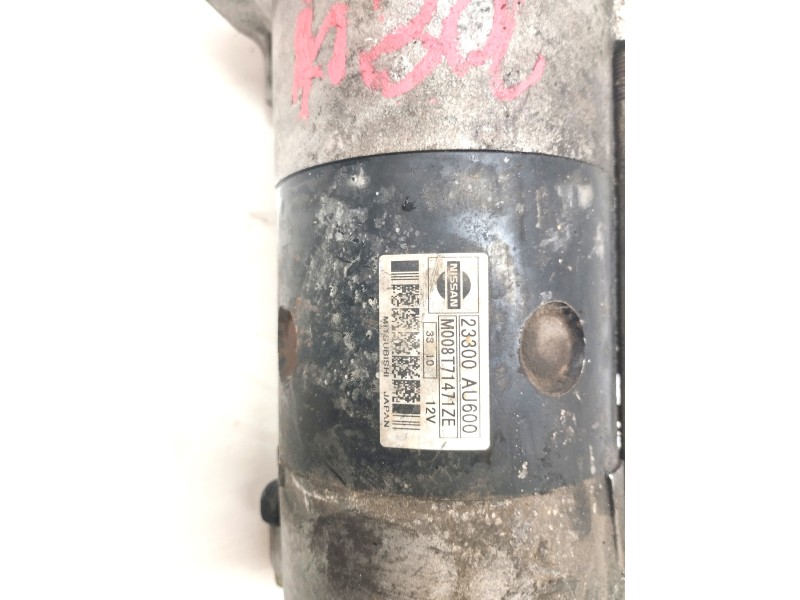 Recambio de motor arranque para nissan almera tino (v10m) 2.2 dci diesel cat referencia OEM IAM 23300AU600  
							