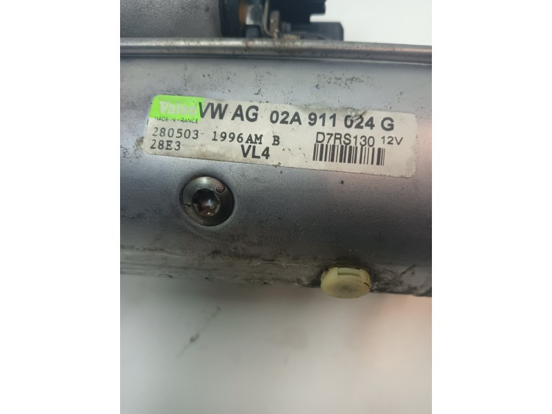 Recambio de motor arranque para seat leon (1m1) 1.9 tdi referencia OEM IAM 02A911024G  