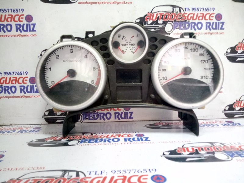 Recambio de cuadro instrumentos para peugeot 207 1.4 hdi referencia OEM IAM 9666133180   Recambio de cuadro instrumentos para peugeot 207 1.4 hdi referencia OEM IAM 9666133180
