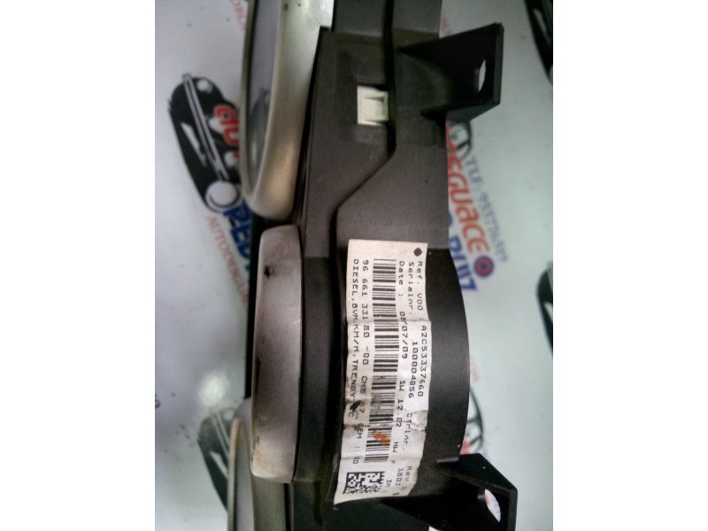 Recambio de cuadro instrumentos para peugeot 207 1.4 hdi referencia OEM IAM 9666133180   Recambio de cuadro instrumentos para peugeot 207 1.4 hdi referencia OEM IAM 9666133180