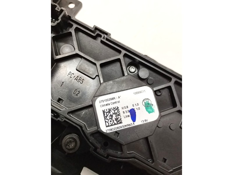 Recambio de mando climatizador para dacia sandero iii 1.0 tce referencia OEM IAM 275100298R  