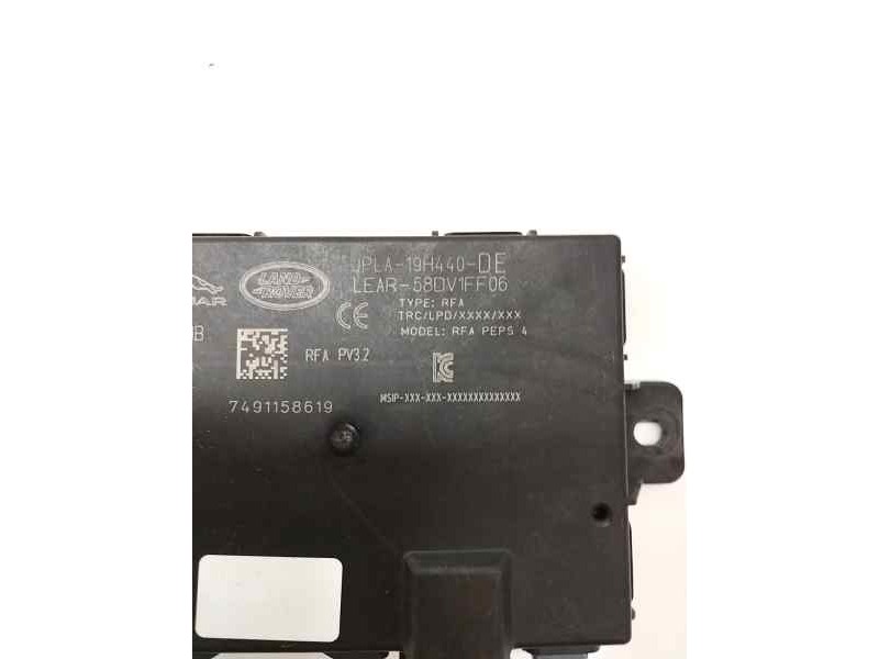 Recambio de centralita cierre para jaguar i-pace se referencia OEM IAM JPLA19H440DE  