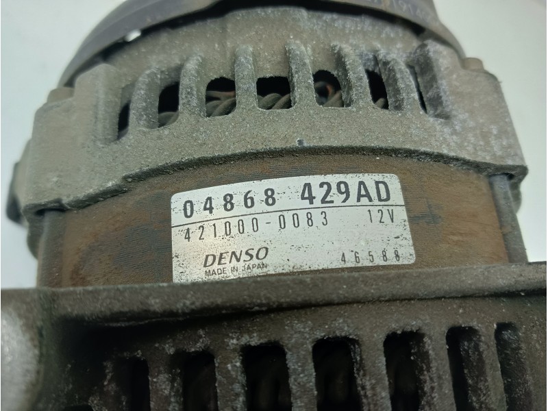 Recambio de alternador para chrysler voyager (rg) 2.5 crd cat referencia OEM IAM 04868429AD  