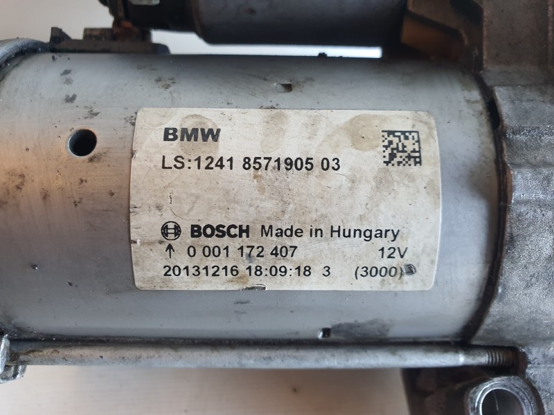 Recambio de motor arranque para bmw serie 1 berlina (e81/e87) 2.0 16v diesel cat referencia OEM IAM 1241857190503  
							
