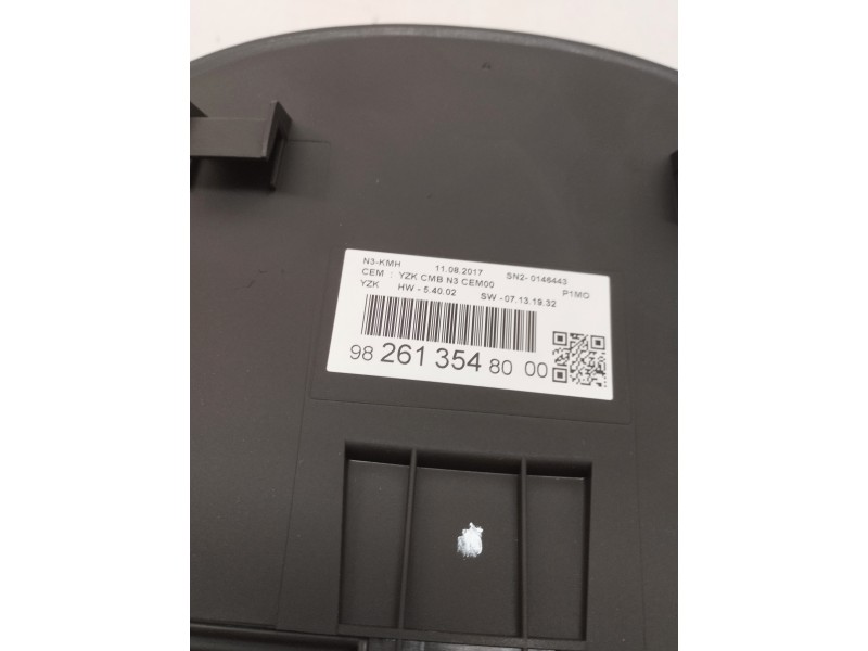 Recambio de cuadro instrumentos para opel crossland x 1.2 referencia OEM IAM 9826135480  