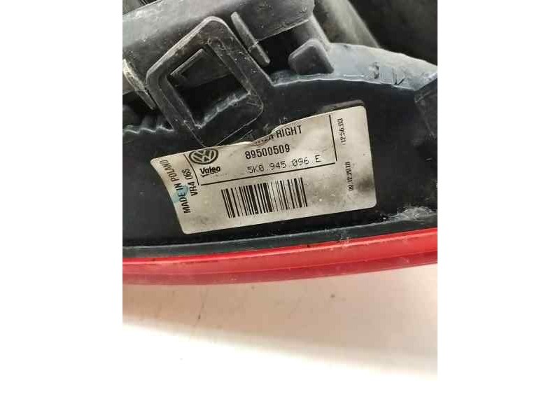 Recambio de piloto trasero derecho para volkswagen golf vi (5k1) 2.0 tdi referencia OEM IAM 5K0945096E  