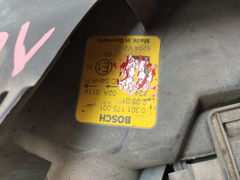 Recambio de faro izquierdo para peugeot 406 berlina (s1/s2) 2.0 hdi referencia OEM IAM 0301175001  