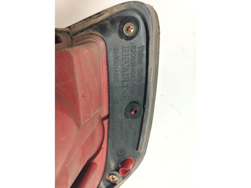 Recambio de piloto trasero izquierdo interior para renault vel satis (bj0) grand confort referencia OEM IAM 8200014362  