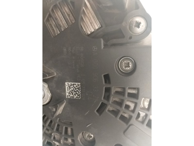 Recambio de alternador para mercedes-benz clase cla (w117) cla 220 cdi (117.303) referencia OEM IAM A0009063322  